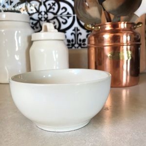 White bowl